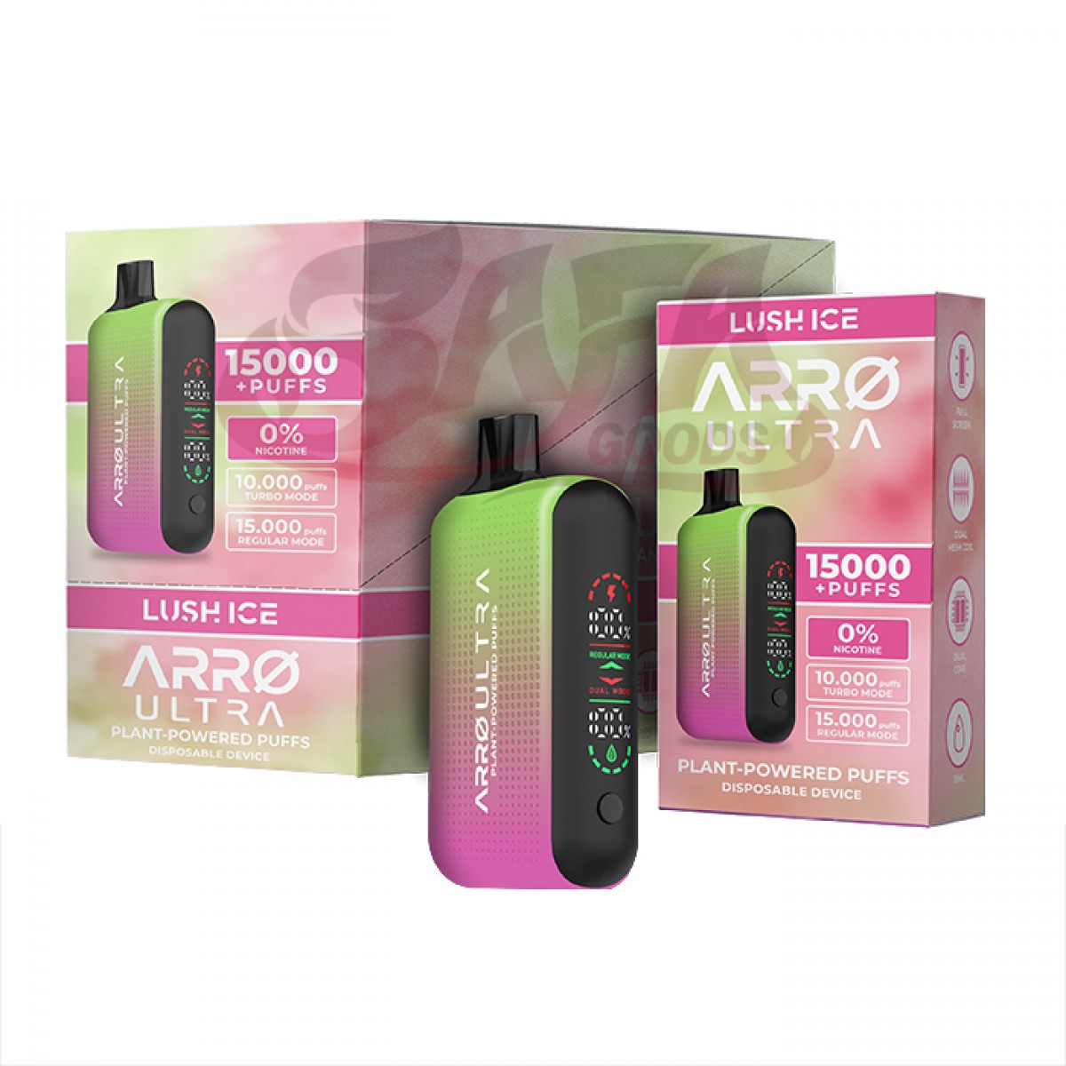 Arro - Ultra ZERO 0% Nicotine Disposable Vapes [5PC]